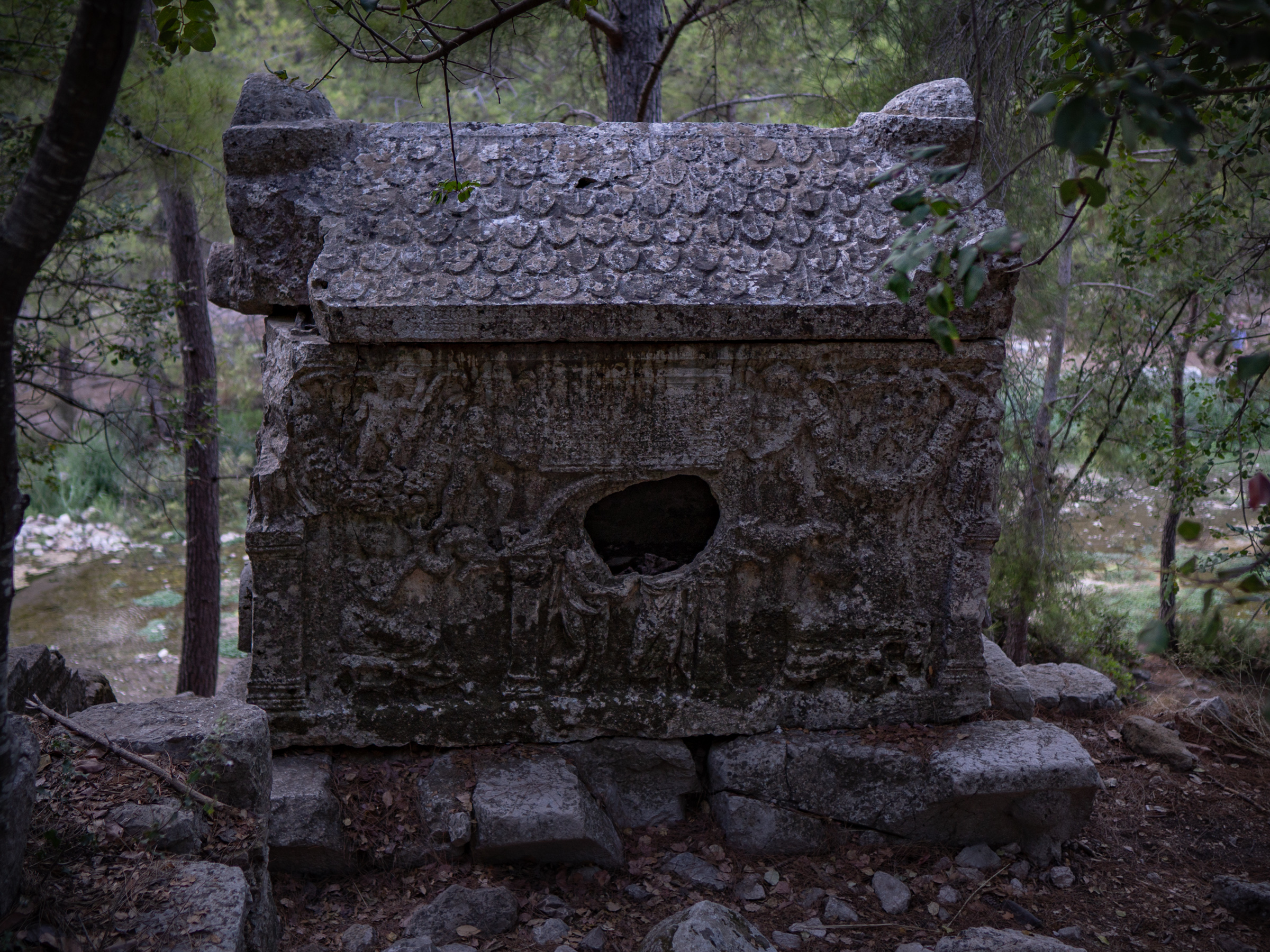 the ancient city of Olympos
